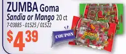 Jetro ZUMBA Goma Sandia or Mango offer