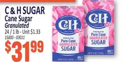 Jetro C & H SUGAR Cane Sugar Granulated offer