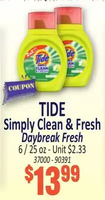 Jetro TIDE Simply Clean & Fresh offer