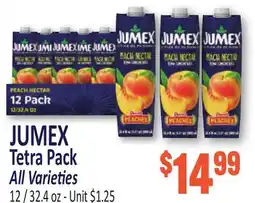 Jetro JUMEX Tetra Pack offer