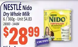 Jetro NESTLÉ Nido Dry Whole Milk offer