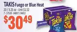 Jetro TAKIS Fuego or Blue Heat offer