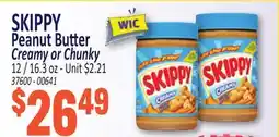 Jetro SKIPPY Peanut Butter Creamy or Chunky offer