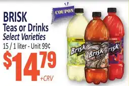 Jetro BRISK Teas or Drinks offer