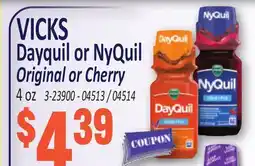 Jetro VICKS Dayquil or NyQuil Original or Cherry offer