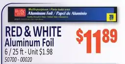 Jetro RED & WHITE Aluminum Foil offer