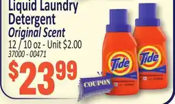 Jetro Tide Liquid Laundry Detergent Original Scent offer