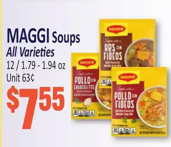 Jetro MAGGI Soups offer