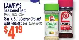 Jetro LAWRY'S Seasoned Salt Garlic Salt Coarse Ground with Parsley offer