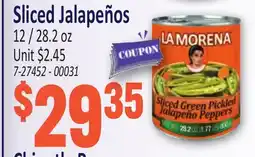 Jetro Sliced Jalapeños offer