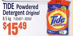 Jetro TIDE Powdered Detergent Original offer