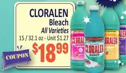 Jetro CLORALEN Bleach offer