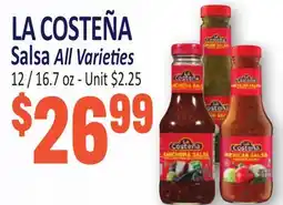 Jetro LA COSTEÑA Salsa All Varieties offer