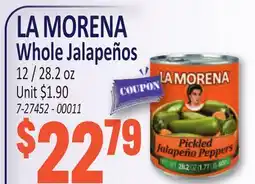 Jetro LA MORENA Whole Jalapeños offer