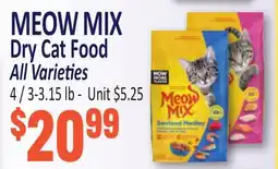 Jetro MEOW MIX Dry Cat Food offer