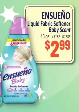 Jetro ENSUEÑO Liquid Fabric Softener Baby Scent offer