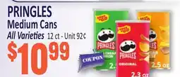 Jetro PRINGLES Medium Cans offer