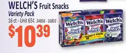 Jetro WELCH'S Fruit Snacks Variety Pack offer