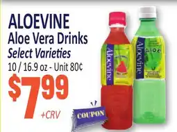 Jetro ALOEVINE Aloe Vera Drinks offer