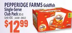 Jetro PEPPERIDGE FARMS Goldfish Single-Serve Club Pack offer