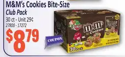 Jetro M&M's Cookies Bite-Size Club Pack offer
