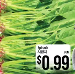 Hmart Spinach offer