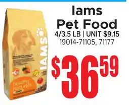 Jetro Iams Pet Food offer