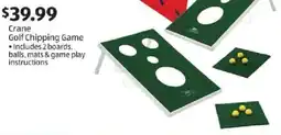 Aldi Crane Golf Chipping Golf Chipping Game •Includes 2 boards, balls, mats & game play instructions offer
