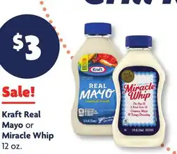 Family Dollar Kraft Real Mayo or Miracle Whip offer