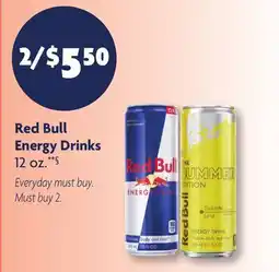 Family Dollar Red Bull Energy Drinks offer