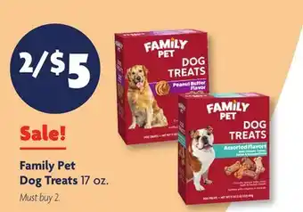 Family Dollar Family Pet Dog Treats offer