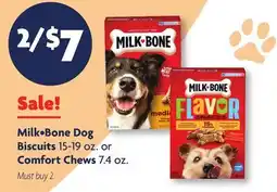 Family Dollar Milk•Bone Dog Biscuits 15-19 oz. or Comfort Chews 7.4 oz offer
