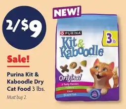 Family Dollar Purina Kit & Kaboodle Dry Cat Food offer