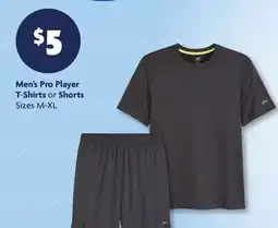Family Dollar Men's Pro Player T-Shirts or Shorts offer