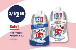 Family Dollar Icee Freezer Pouches offer