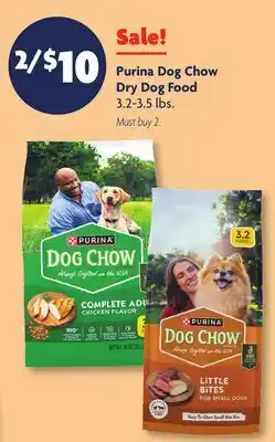 Family Dollar Purina Dog Chow Dry Dog Food offer
