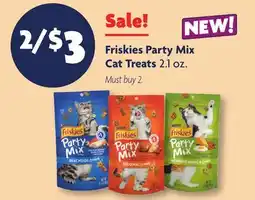 Family Dollar Friskies Party Mix Cat Treats offer