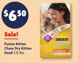 Family Dollar Purina Kitten Chow Dry Kitten Food offer