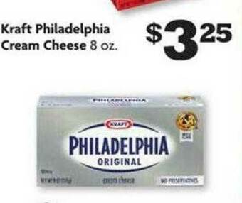 Family Dollar Kraft Philadelphia Cream Cheese offer