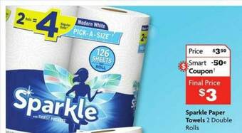 Family Dollar Sparkle Paper Towels offer