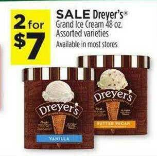 Dollar General Dreyer's Grand Ice Cream offer