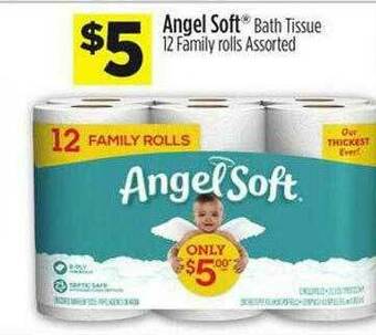 Dollar General Angel Soft Bath Tissue offer