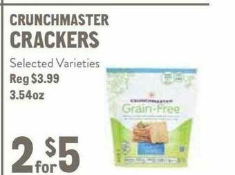 New Seasons Market Crunchmaster Crackers offer