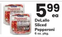 Safeway DeLallo Sliced Pepperoni offer