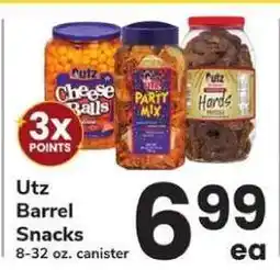 Safeway Utz Barrel Snacks offer