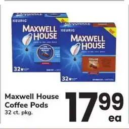 Safeway Maxwell House Coffee Pods offer