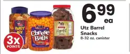 Safeway Utz Barrel Snacks offer