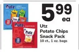 Safeway Utz Potato Chips Snack Pack offer