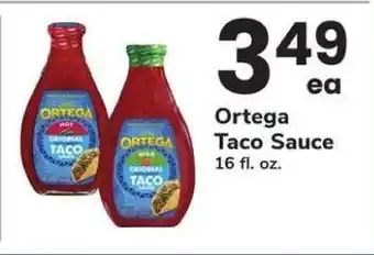 Safeway Ortega Taco Sauce offer