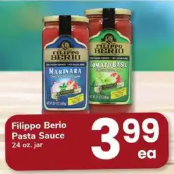 Safeway Filippo Berio Pasta Sauce offer